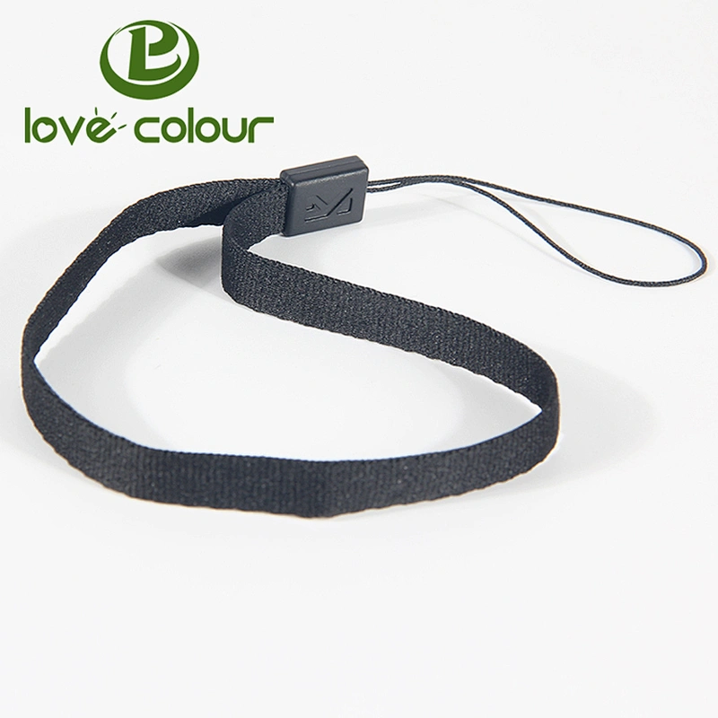 Personalized polyester short hand lanyard strap for holding mini camera
