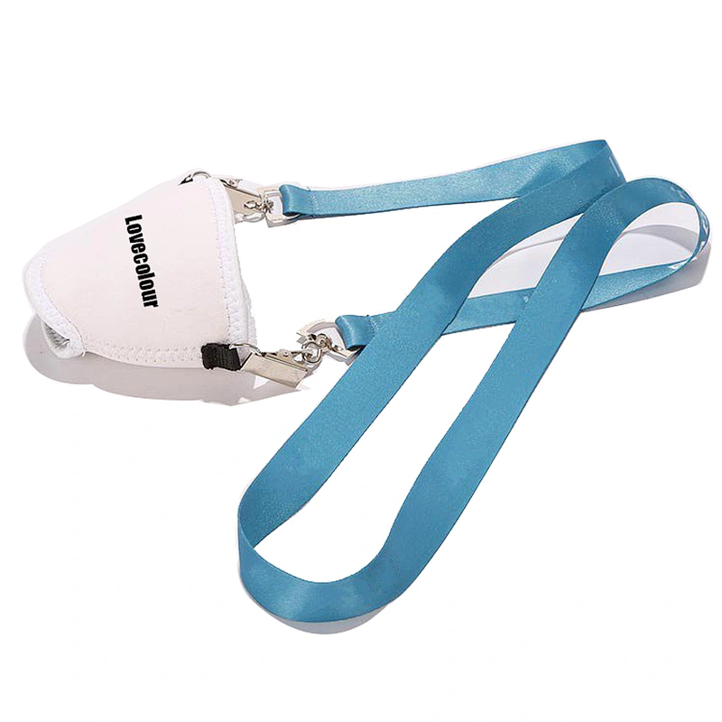 Fashion detachable Lanyard Custom Necklace With Wine Glass Holder