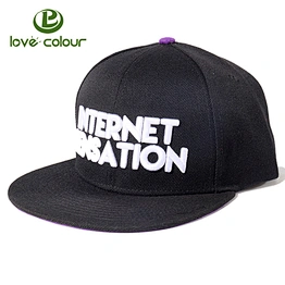 Custom Adjustable Black Snapback Classic Trucker Hat
