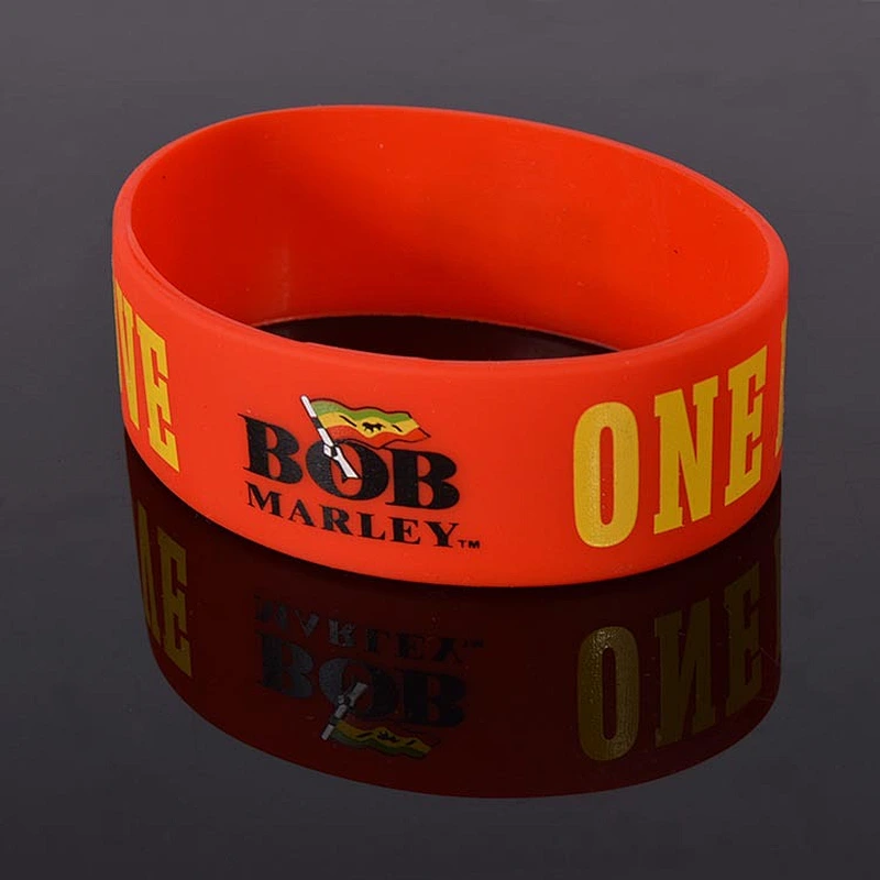 Silicon bracelet for men basketball sports rubber wristband personality