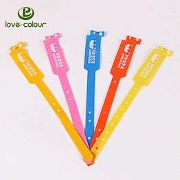 Eco-Friendly Waterproof Vinyl Material Wristband/Bracelets for Events