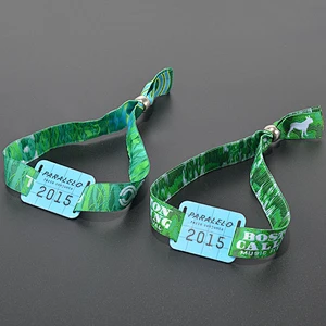 Factory custom woven bracelets with RFID chip