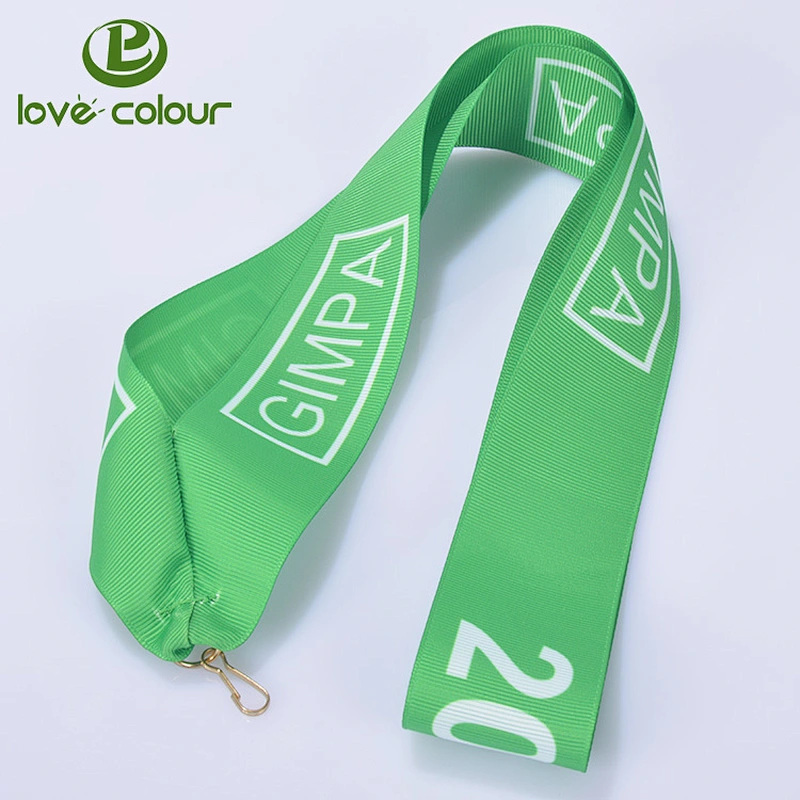 Eco-friendly Polyester Sublimated Printing Neck Ribbons for Medals