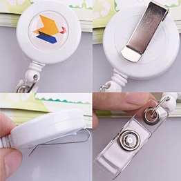 Good Quality Wholesale Retractable Plastic Badge Reels Clips