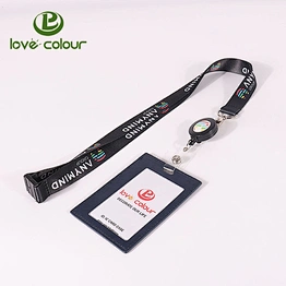 Badge lanyards used for holding badge holders