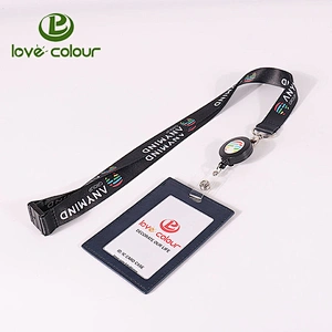 Badge lanyards used for holding badge holders