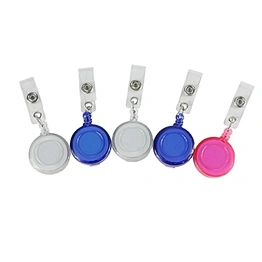 Custom Retractable Badge Holder ID Badge Reel Clip For Card Holders