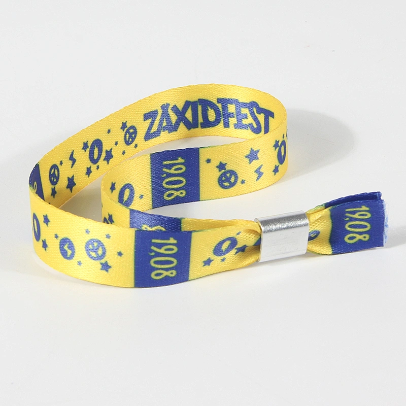 Popular polyester custom dye sublimation printed wristbands for events