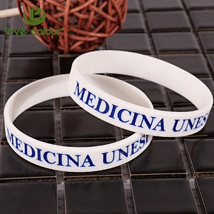 Factory custom made silicone black rubber wristbands bracelet for boys