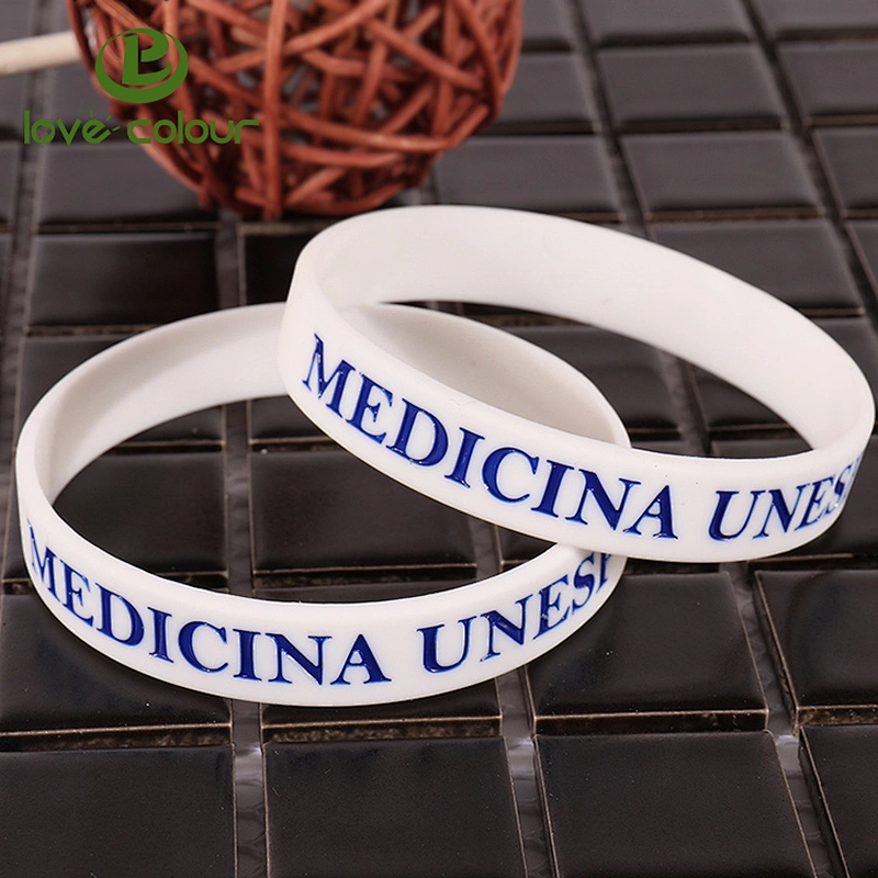 Factory custom made silicone black rubber wristbands bracelet for boys