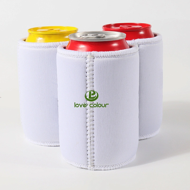 Custom Wedding Neoprene Beer Can Cooler Sleeves Holders