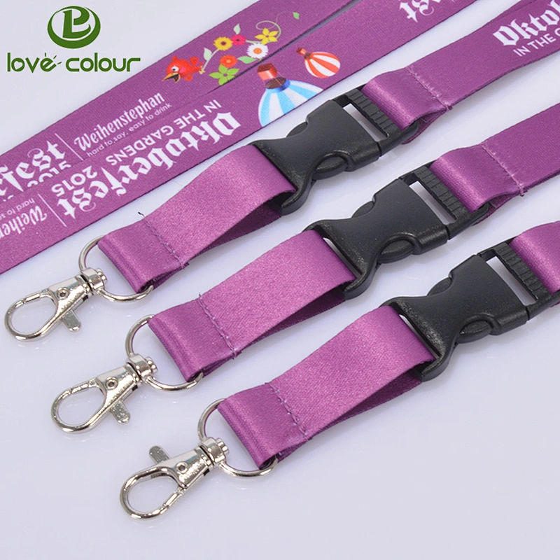 Wholesale black plastic quick release belt buckle /lanyard parts