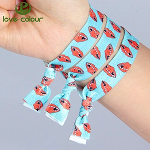 New arrival sublimation flower printed elastic hair bands
