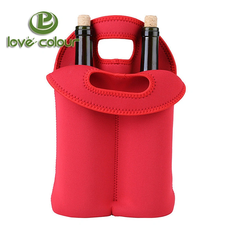 Custom Neoprene Full Color Printing Sleeve Bottle Coolers Bag Coolies