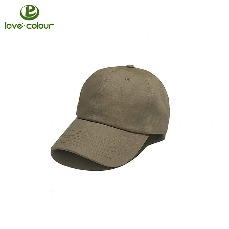 Plain design blank cotton baseball cap and hat