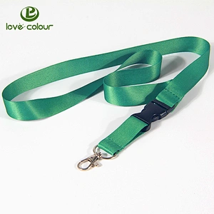ID holder breakaway polyester ribbon lanyard breakaway