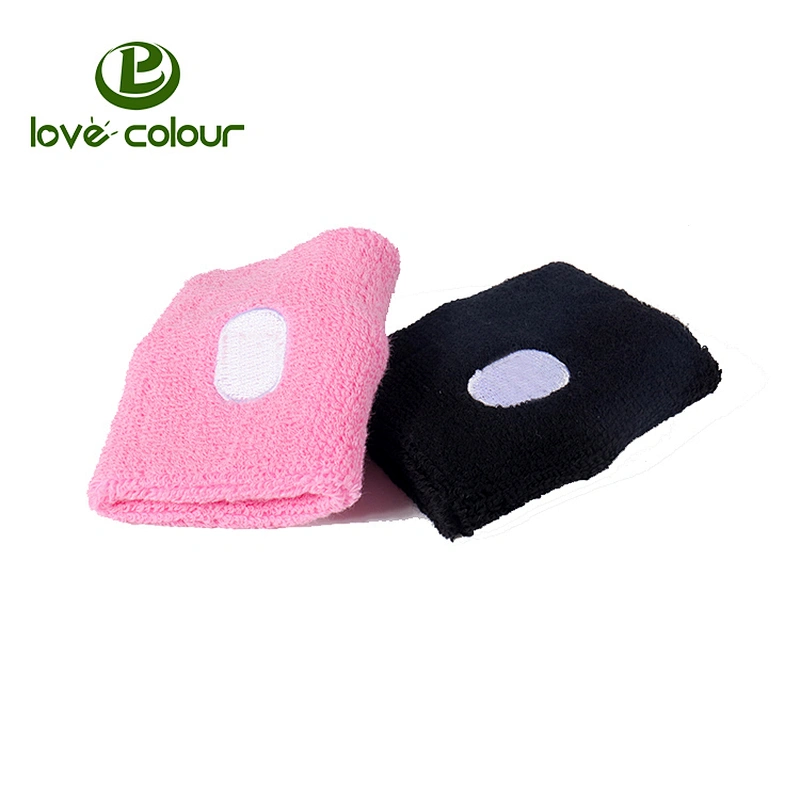 Custom Unisex Flexible Cotton Sweatband Sports Wrist Sweat Band