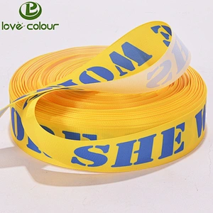 Custom Celebrate it Thermal Transfer Printed Grosgrain Ribbon