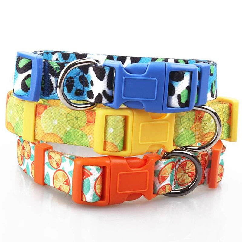 Lovecolour Wholesale Adjustable Soft Polyester Pet Dog Collar with Buckle