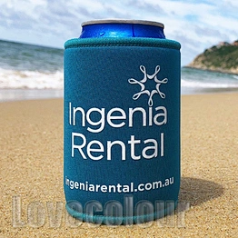 Custom Printed Cartoon Neoprene Beer Can Sleeve Cooler