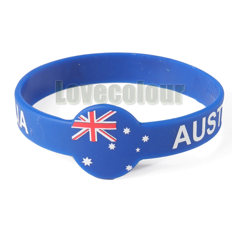 Cheap custom personalized printing silicone bracelets