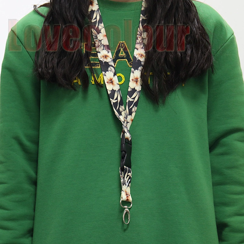 Custom printing polyester lanyard strap with logo