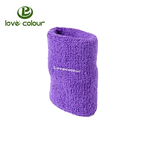 Cheap Custom Cotton Unisex Sports Sweat Wristband