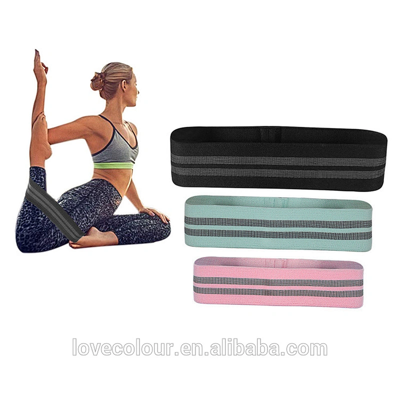Non Slip Home Gym Equipment Heavy Duty OEM Customizable Patterned Thigh Thick Rope Resistance Bands