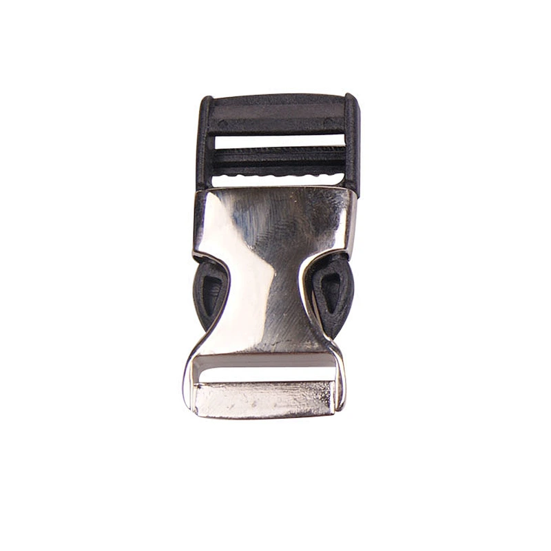 Bulk metal belt buckle for lanyard