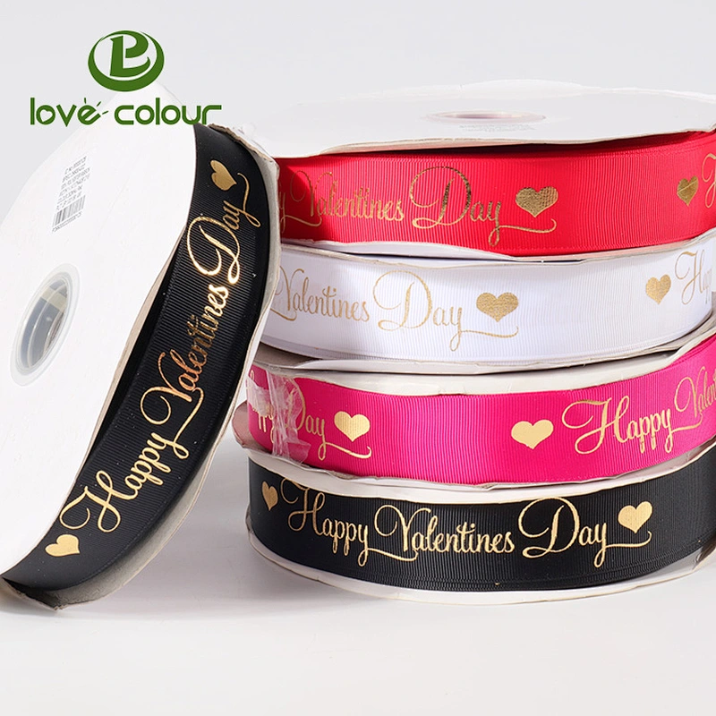Custom 1.5 inch grosgrain webbing for bag