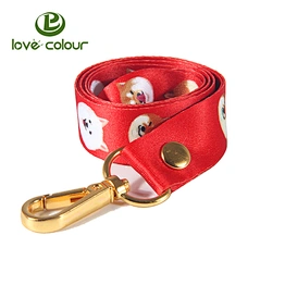 Durable long lanyard with golden hook for holding office id or student card