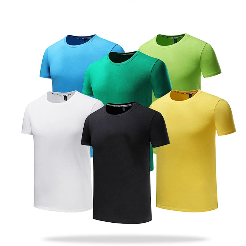 Custom Printing Cotton Plain White Short Sleeve T shirt For Promotion