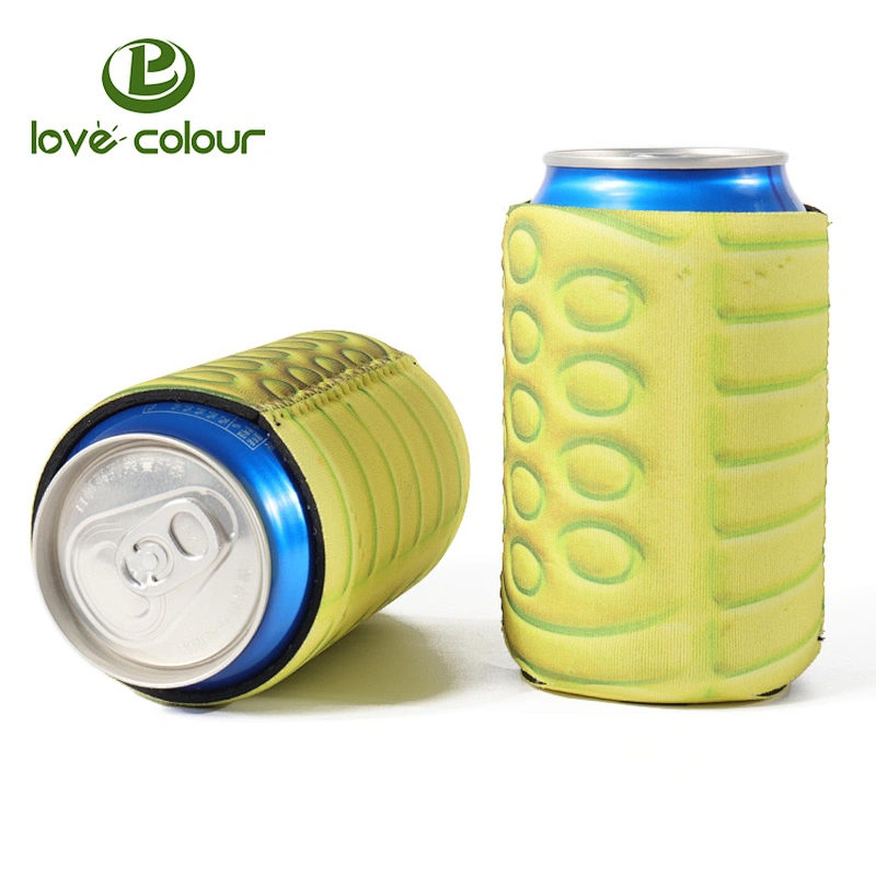 Custom printing Neoprene Can coolers Sleeves Stubby holder Collapsible Soft Drink Insulator Coolies
