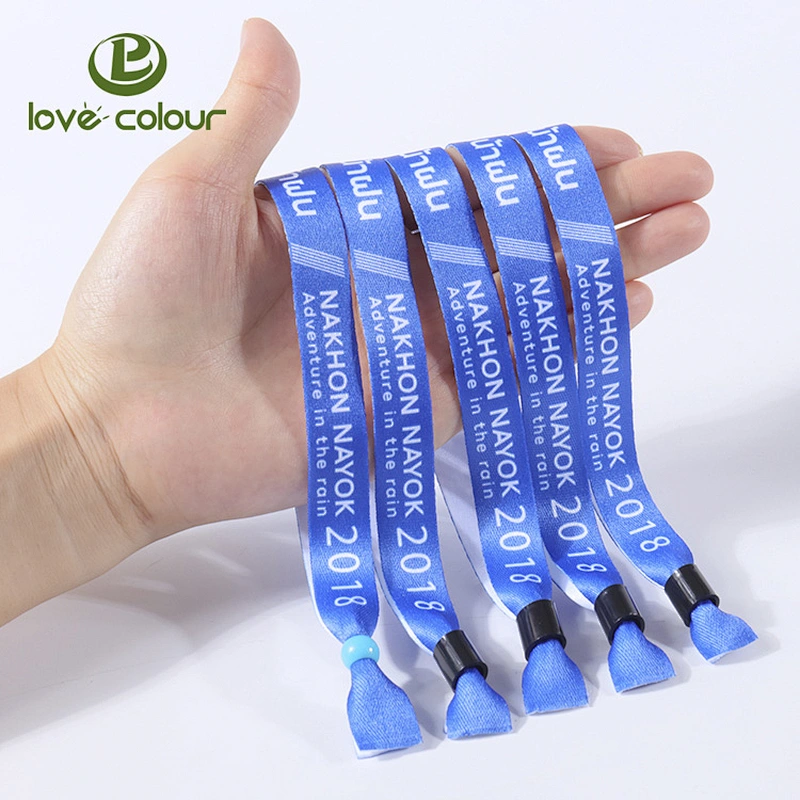 Custom Polyester sublimation Printing Cloth Wristbands and Heat Transfer Bracelet