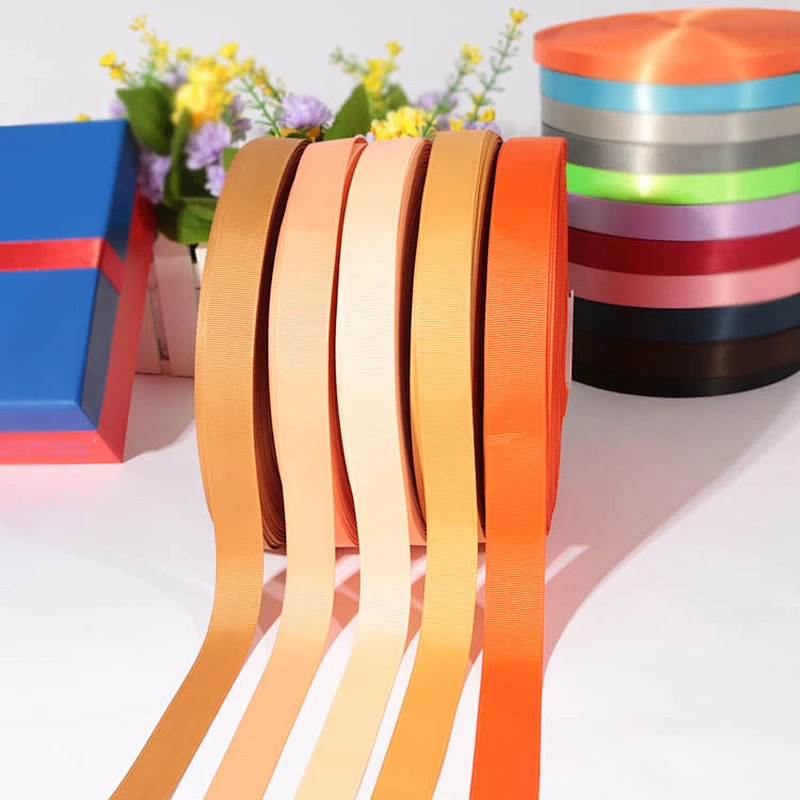 Competitive Price New Custom design 100% polyester grosgrain ribbon