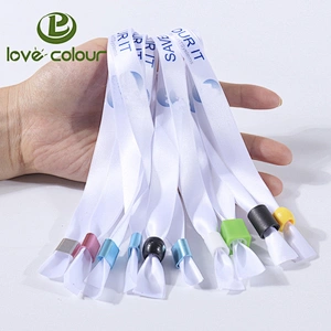 Chinese supplier sublimated digital printed wristbands for event&music