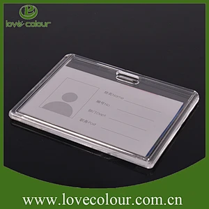 Wholesale ID card pouch/ Wholesale PVC Plastic waterproof Card Holder