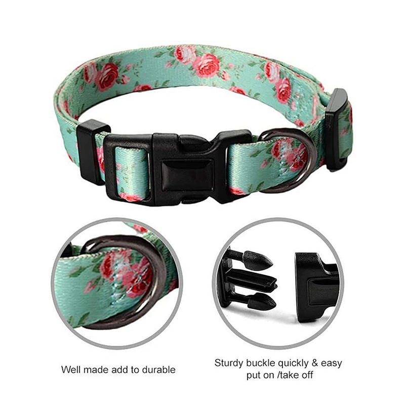 Custom printing pet dog collar