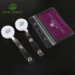 Custom Vertical Name ID Badge Card Holders