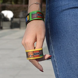 Custom your special design athletic elastic wristbands