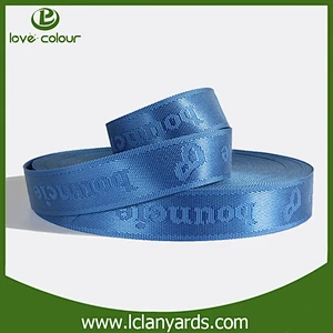 Good quality Jacquard tape nylon webbing with custom logo