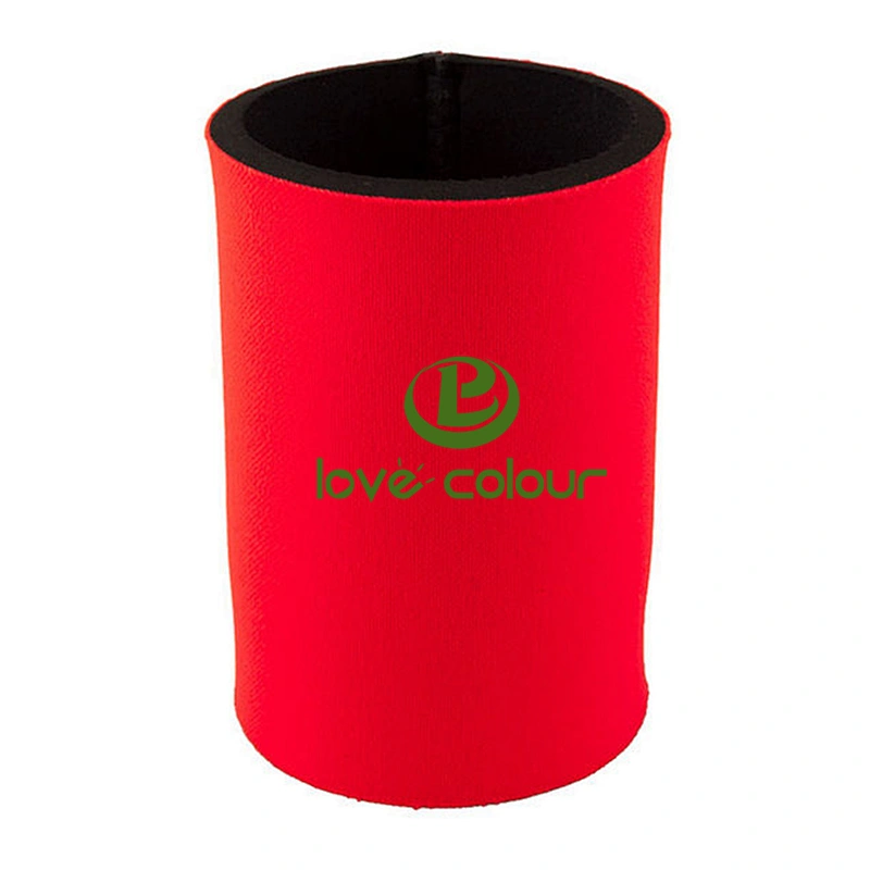 Custom Neoprene Insulated beer can stubby holders for wedding in color red