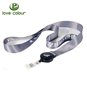 New product plastic id card holder lanyard strap