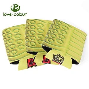 Promotional custom logo foldable sublimation blank insulated neoprene beer can cooler coolizes