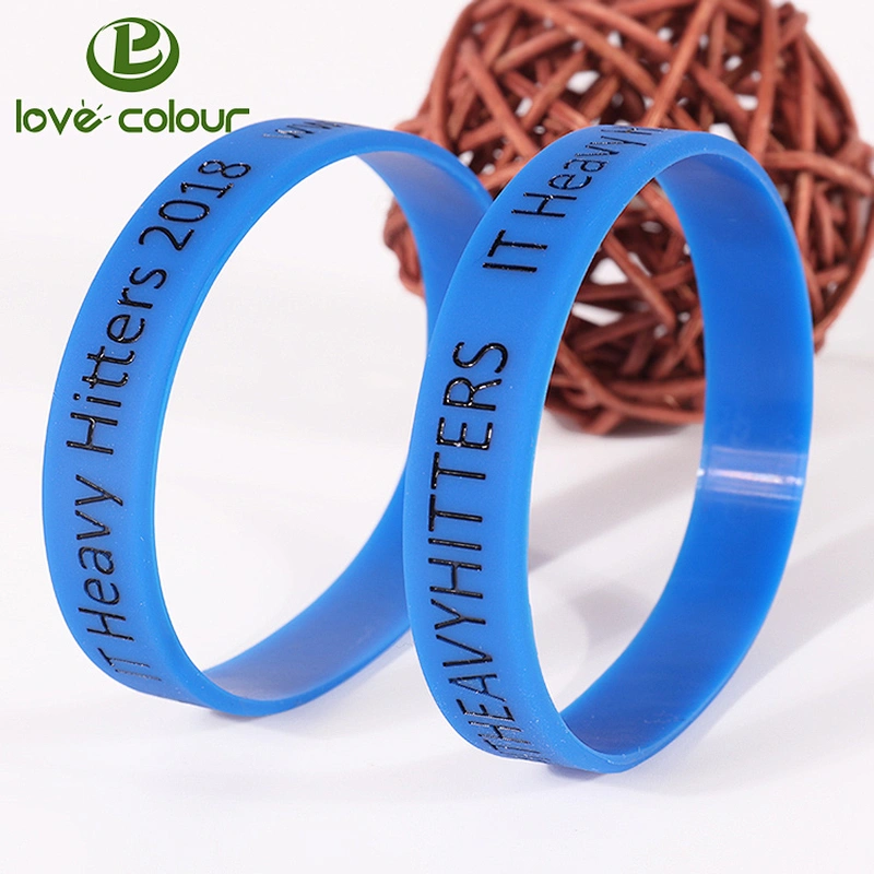 Custom Silicon Bracelet Adjustable Silicon Wrist band for promotion
