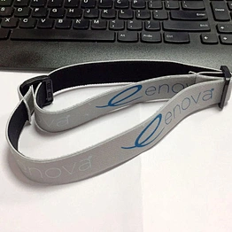Custom Adjustable Polyester Durable Elastic headlamp strap