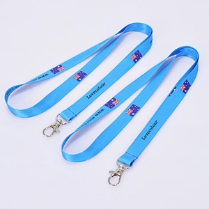 Custom polyester meeting lanyard for id holder