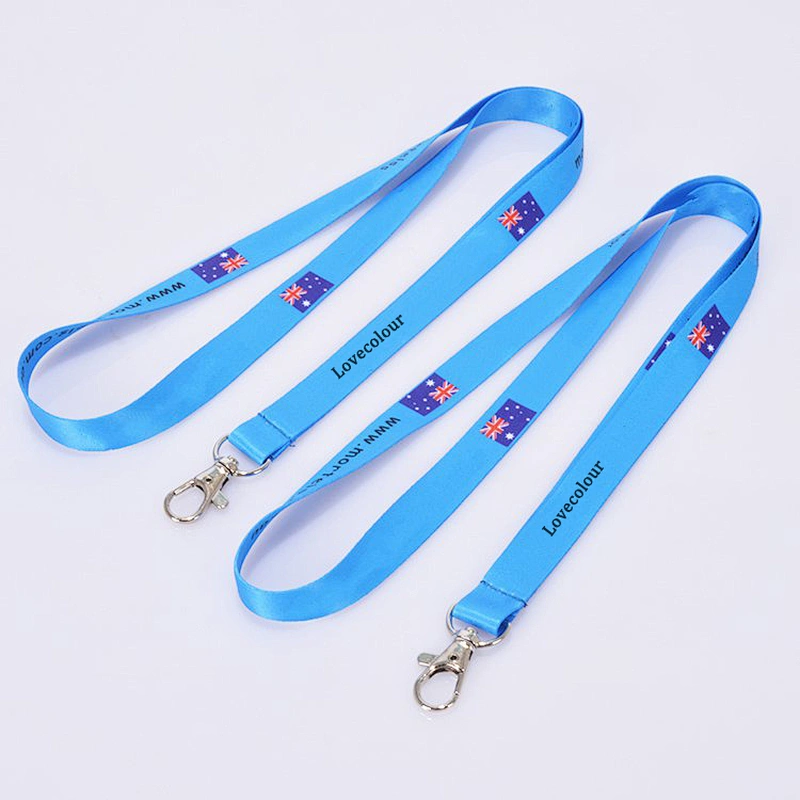 Custom polyester meeting lanyard for id holder