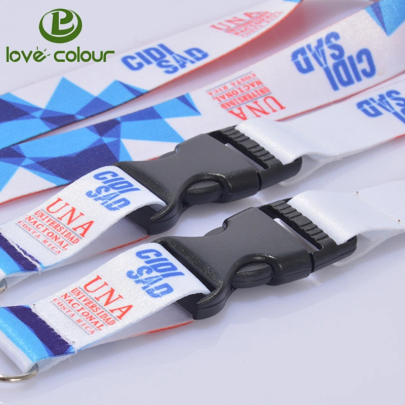 Lovecolour wholesale lanyard 3-way quick release plastic buckle