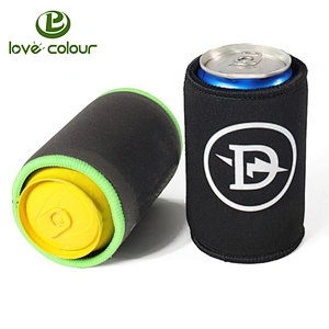 Custom neoprene can cooler beverage stubby holder drink holder can cozy